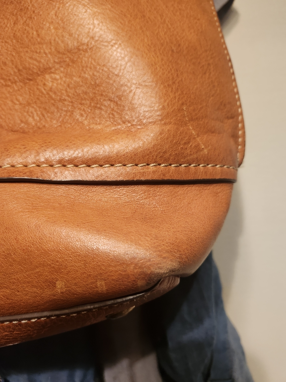 Frye Cognac Leather Tote Bag - Picture 5 of 9